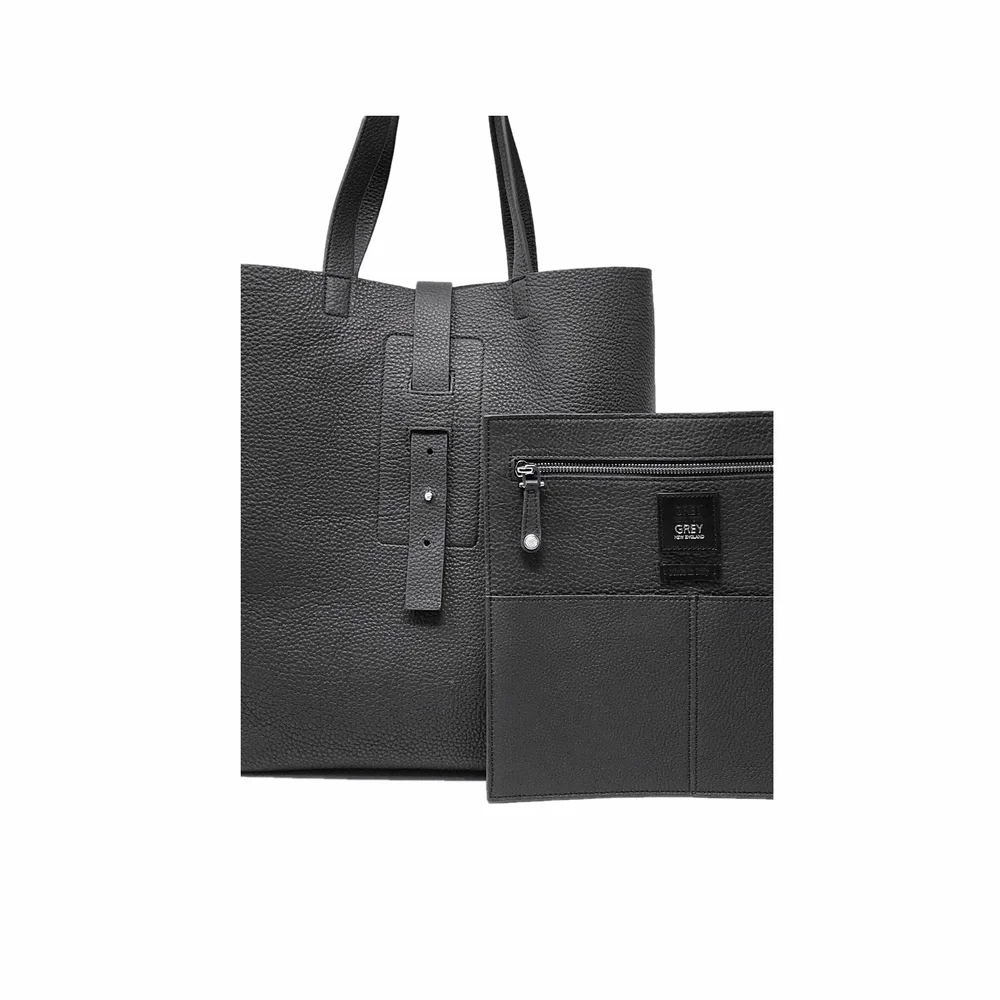 New England Tote — Grey New York Grey New England
